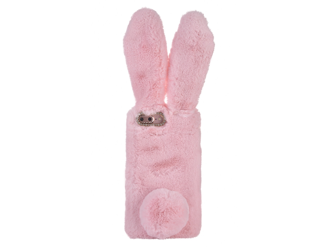 Capa LAXISCREED Coelhinho Orelhas Rosa Apple 7p