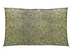 vidaXL Rede de camuflagem com saco de armazenamento 2x6 m verde