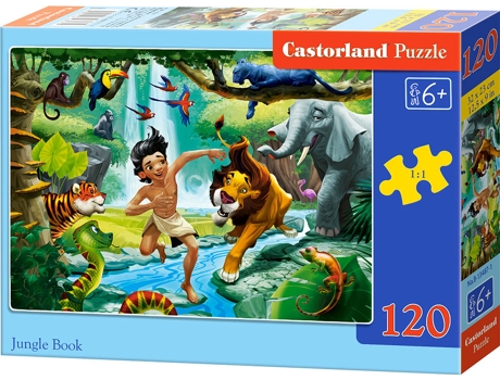 Puzzle  Jungle Book (120 Peças)