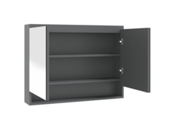 Mirror Cabinet, Mirror Cabinets Vidaxl Cinzeto Mdf (n/a)