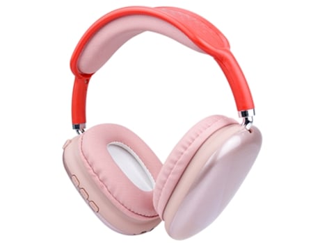 Auscultadores Wireless S/ Fio Almofadados M2 Tec P9 Rosa