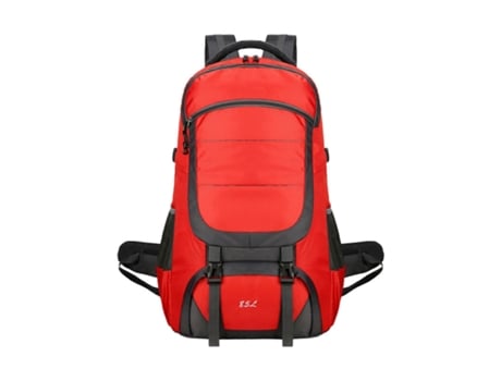 Mochila De Viagem Resistente À Água, Mochila Casual, Mochila De Grande Capacidade, Bolsa De Montanhismo Para Homens E Mulheres, Vermelha Giecy