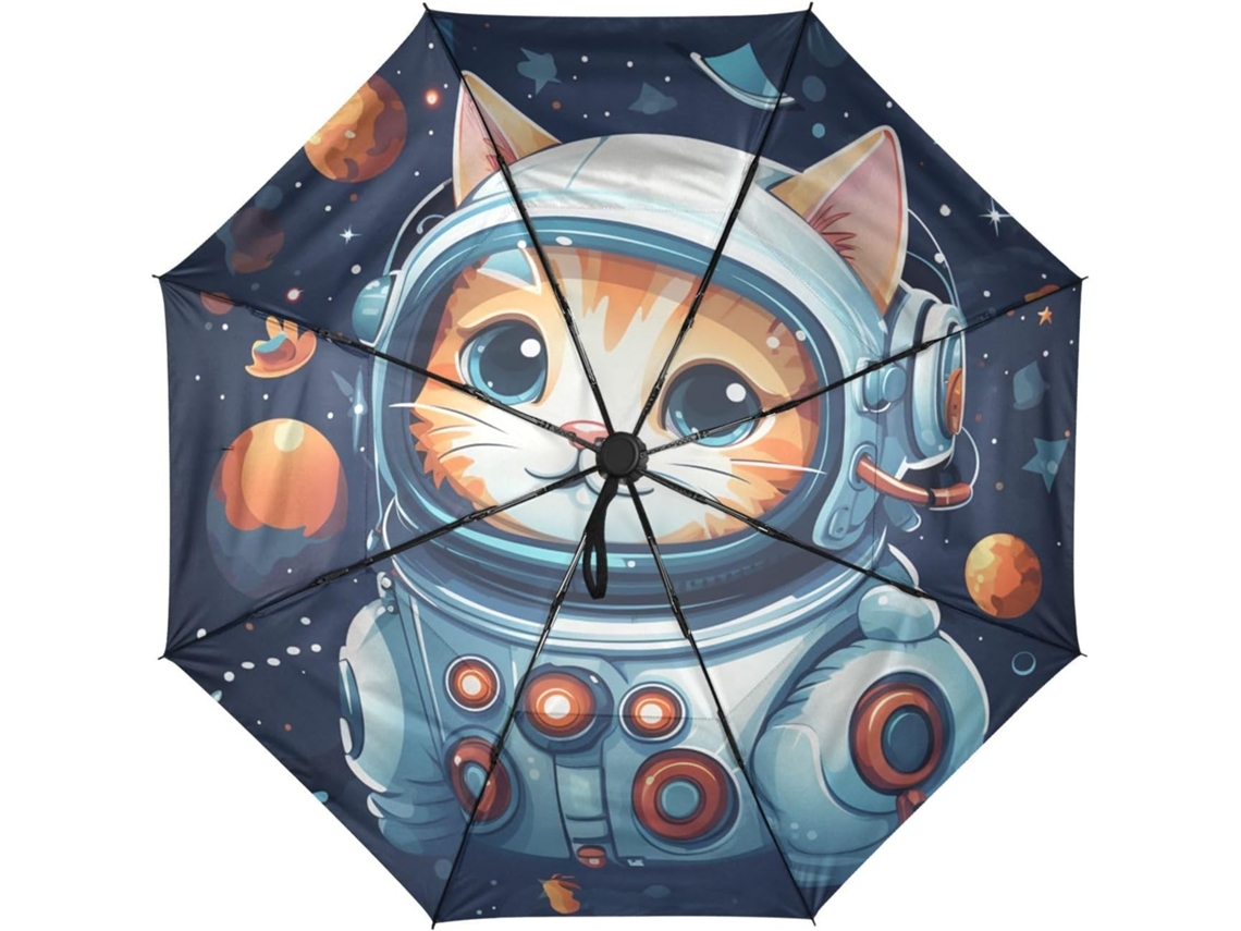 Guarda Chuva Gatinho Estampa Resistente S/MARCA