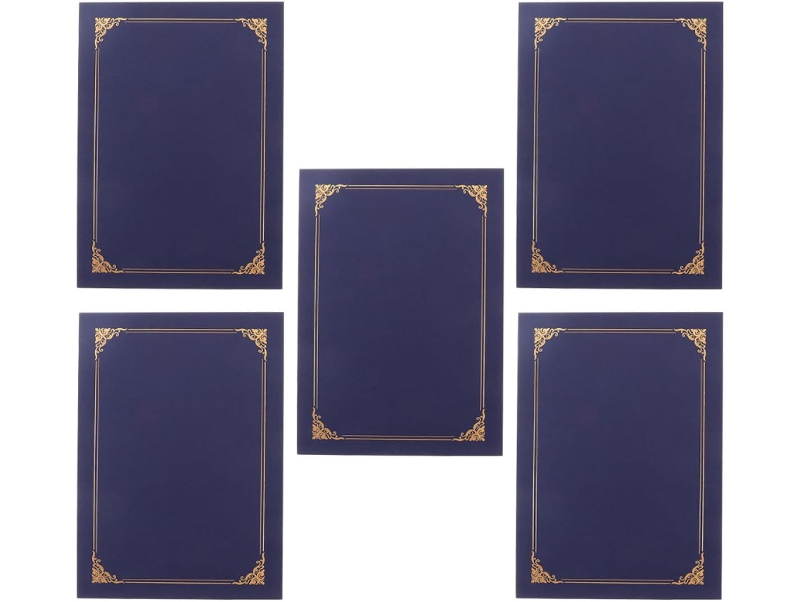 Pretyzoom 5 Peças Capa De Certificado Multiusos Porta-documentos Léger E Compacto Para Diplomas Certificados
