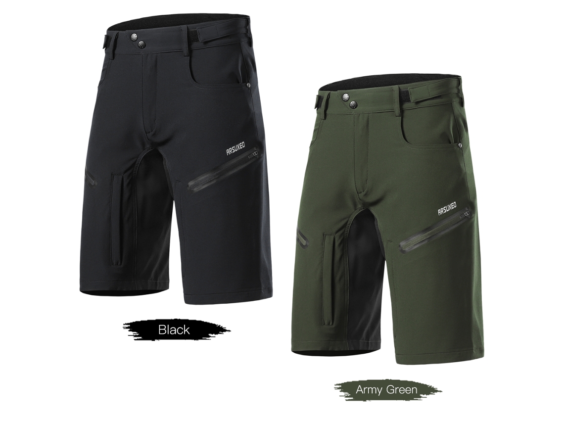 Bermudas De Ciclismo Masculino Baggy De Secagem Rápida Respirável Para Esportes Ao Ar Livre Corrida Ciclismo