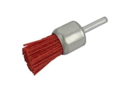 Escova de Nylon CHABERLU, para Lixar e Polir, Haste de 3 Mm, 25 Mm de Diâmetro