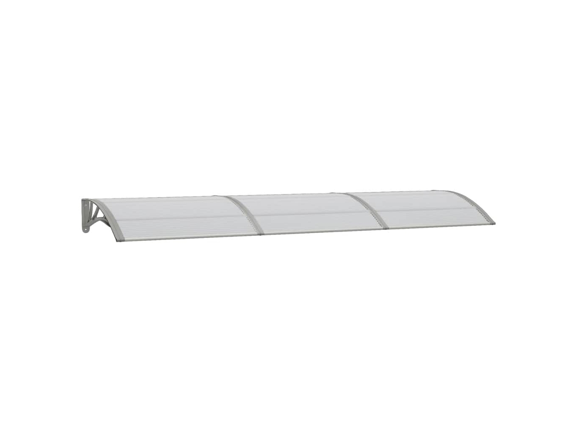 Toldo P/ Porta 300x75 Cm Policarbonato Cinzento MAISON EXCLUSIVE