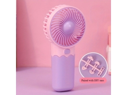 Ventilador Leve Compacto Alimentado por Baterias Secas, com um Design e Refrescante, Adequado Ideal para Uso no Escritório Ao Ar Li STELASPLEN