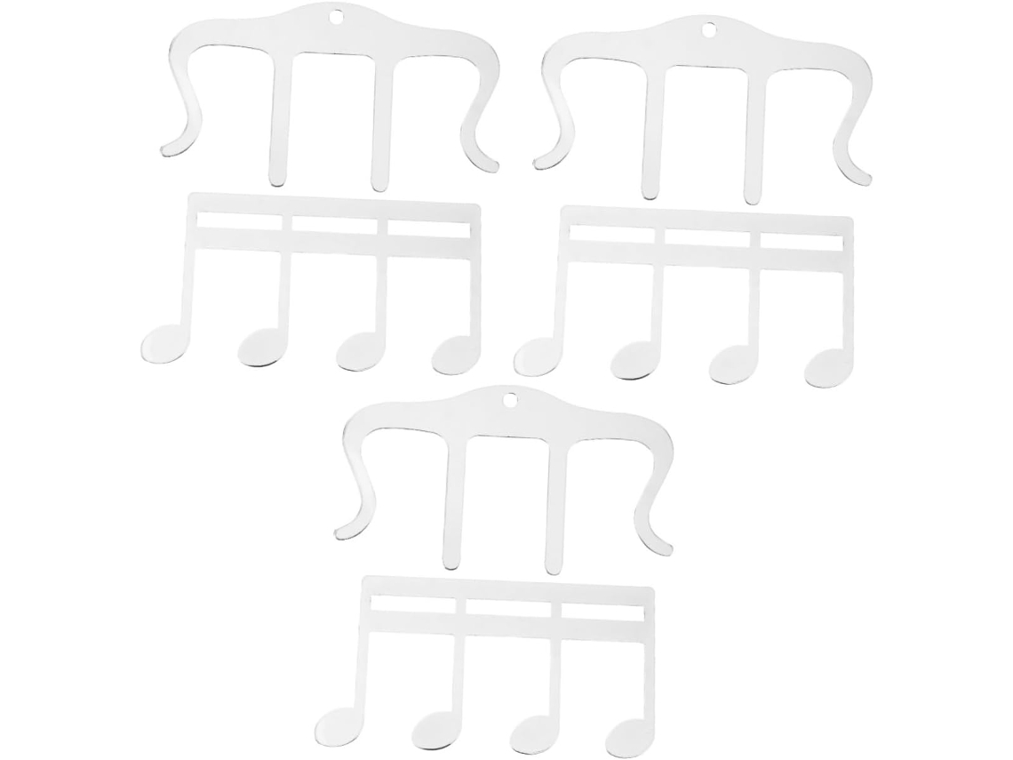 Upkoch Conjunto De 3-pastas Partituras, Porta Partituras, Clipes Partituras, Clipes Práticos Notas