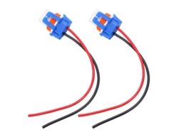 Conector Fêmea Cerâmica 9005-2 Com Cabo Para Soquete De Harness De Faróis Led 2 Peças