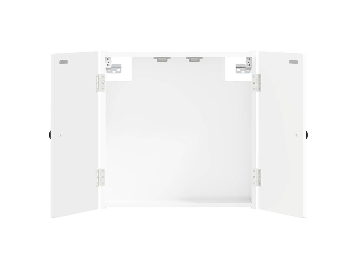 Vidaxl Armário Para Dartboard Ede Branco Brilhante