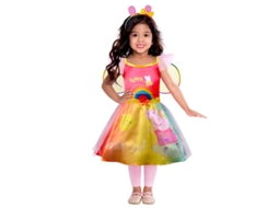 Fato de Menina AMSCAN Peppa Pig Arco Iris (Tam.: 60cm)