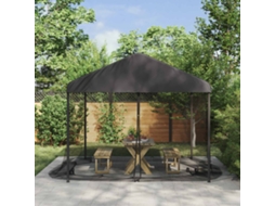 Vidaxl Rede Mosquiteira Para Gazebo 220 Mesh Preto 4,5 X 3 X 2 M