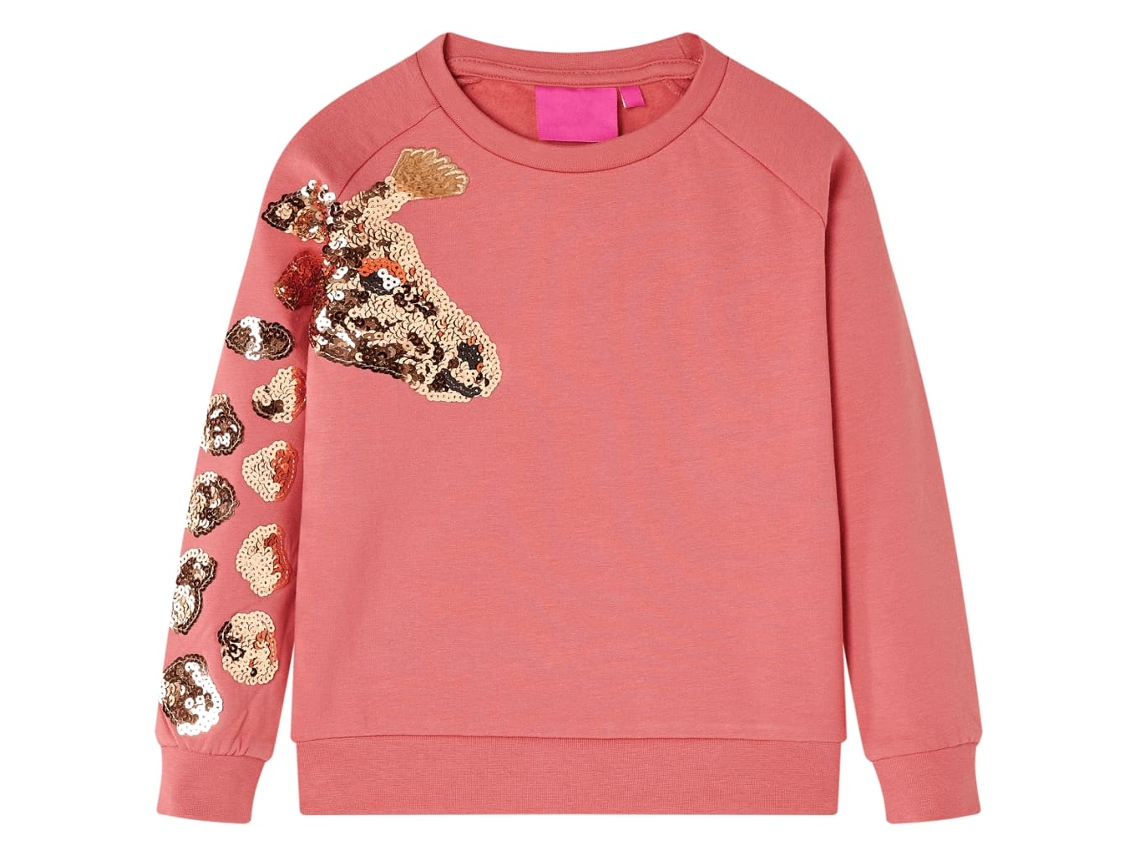 Sweatshirt Para Criança Rosa-velho 104