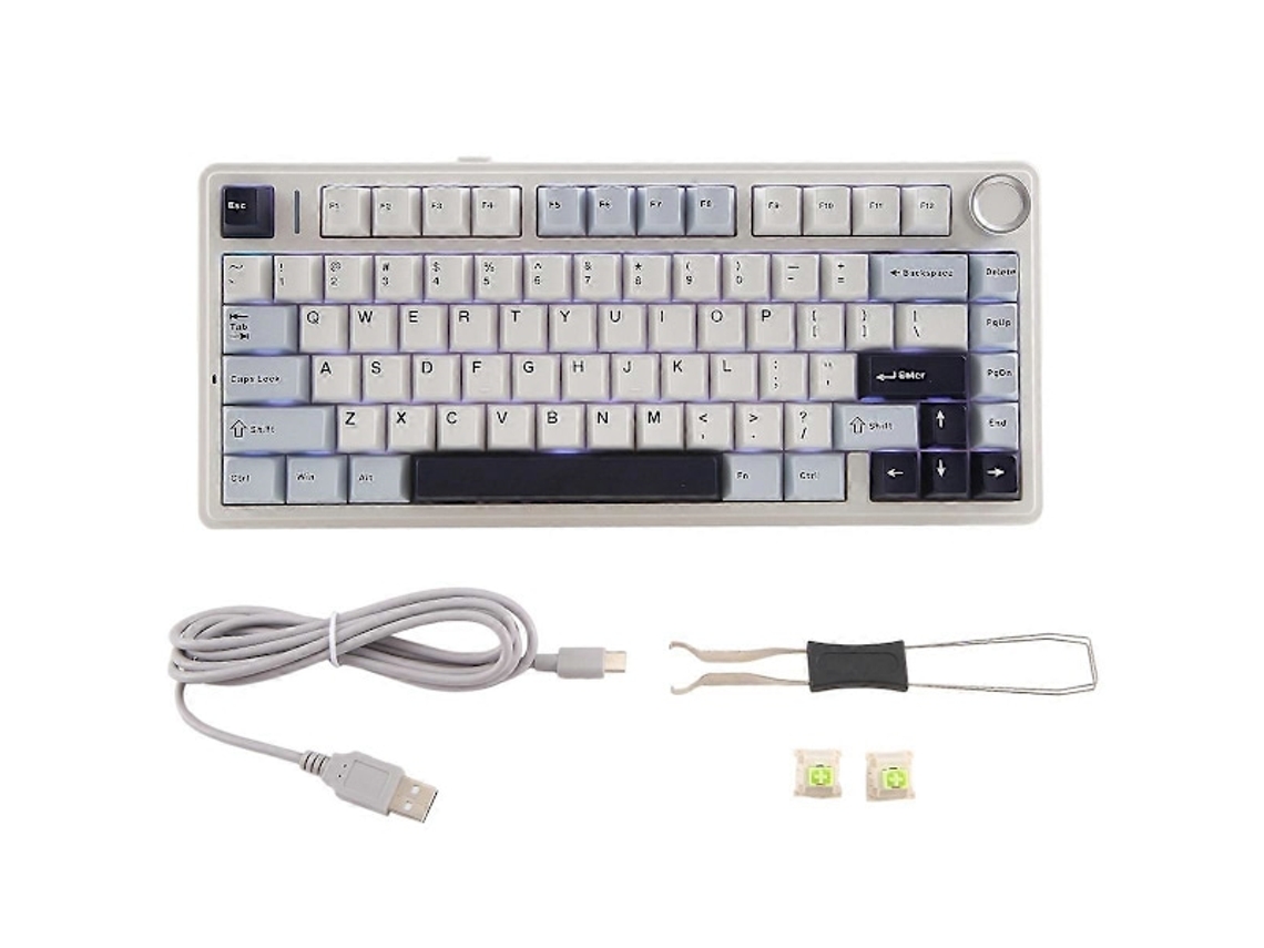 Teclado F75/80 Bluetooth Sem Fio Mecânico