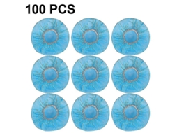 YURU 100 capas descartáveis para fones de ouvido têxtil não tecido, estilo abutre/gaming, azul