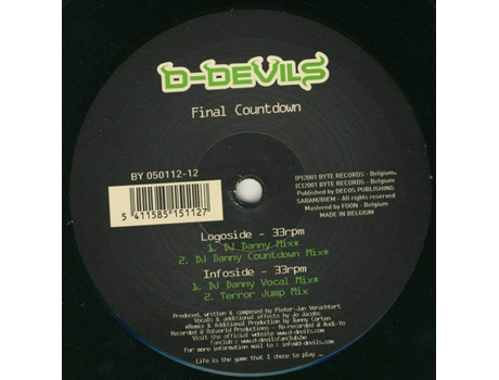 Vinil The Final Countdown Byte Records