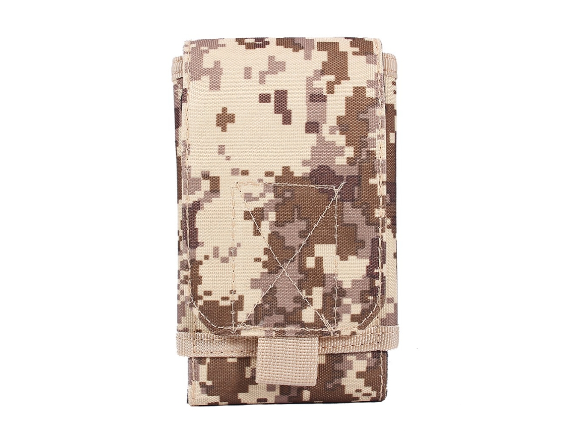 Estojo para Telefone Móvel Camuflagem Tática, para Esportes Ao Ar Livre, Até 5,7 Polegadas. EOOCOO