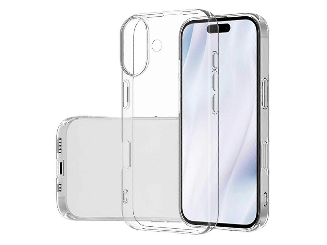 Capa Ultrafina E Transparente Em Tpu Macio, Compatível Com Iphone 17.