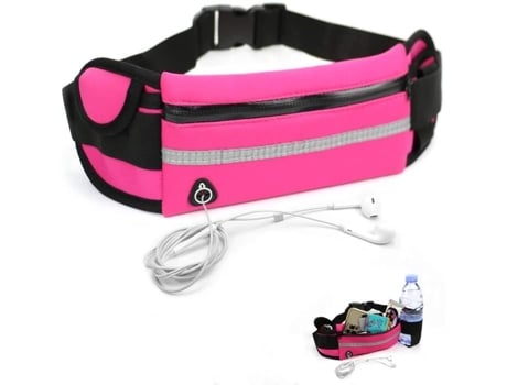 Cinto Ajustável de Mulher LEYTN Tecido Rosa (67 cm)