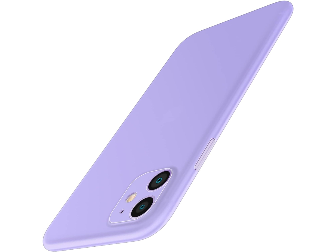Lente para Telefone Mm Completa Leve Acabamento para iPhone 11 HONGWE. Polipropileno Rígida Roxo