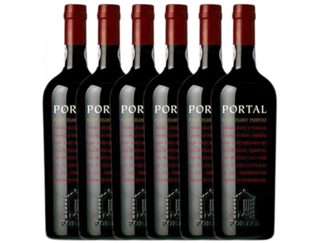 Vinho do Porto QUINTA DO PORTAL Quinta Do Portal Fine Ruby Porto (0.75 L - 6 unidades)