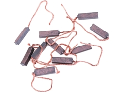 Lote De 10 Escovas Carvão Com Cabos Reposição Para Motor Arranque Gerador, 4, 5x 6, 5x 20mm