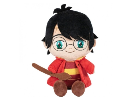 Peluche Softies De Harry Potter Practicando Quiditch 20cm Famosavolumen