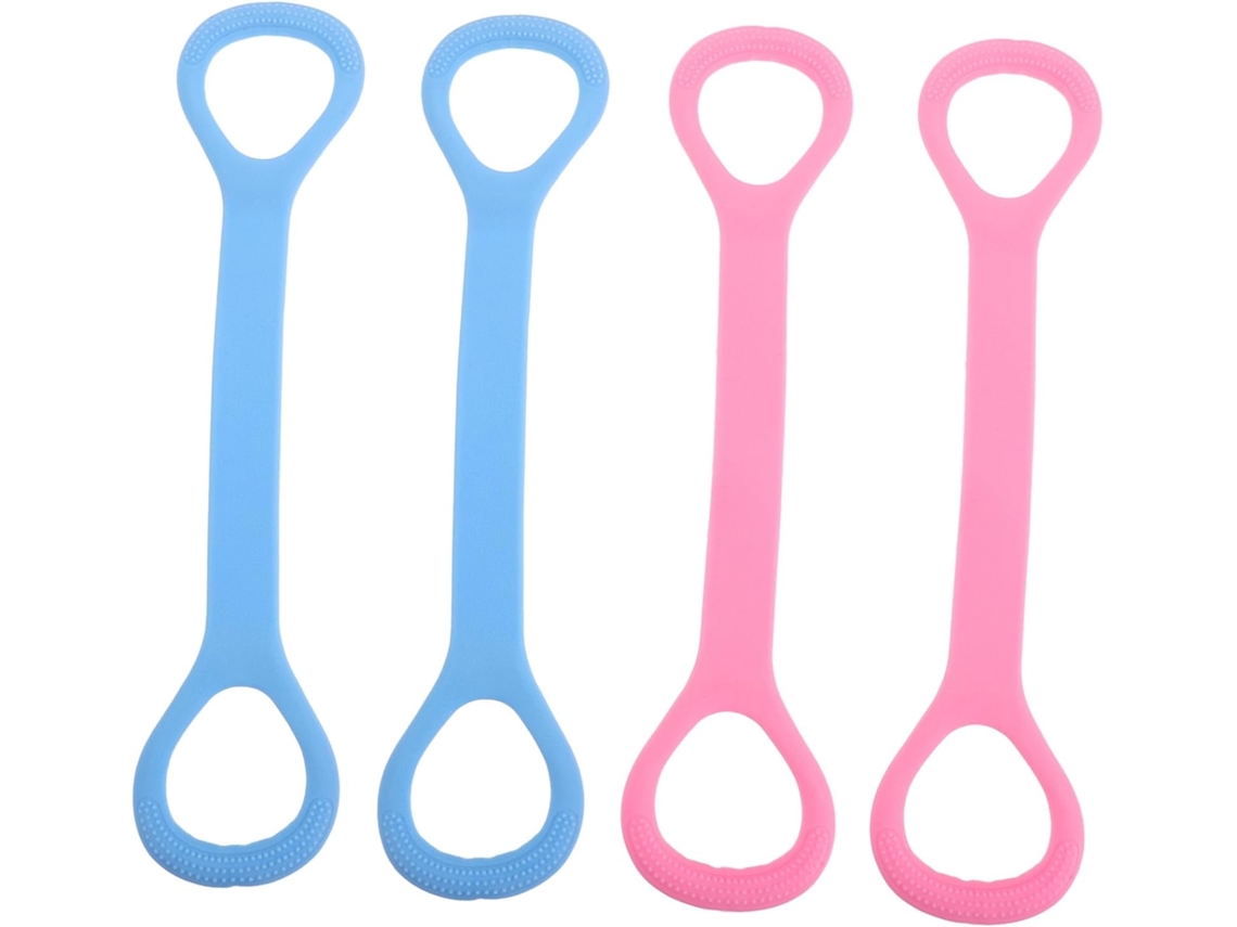 Conjunto De 4 Faixas Elásticas Resistência Para Ioga, Grossas E Resistentes, Alongamento Das Costas, Braços