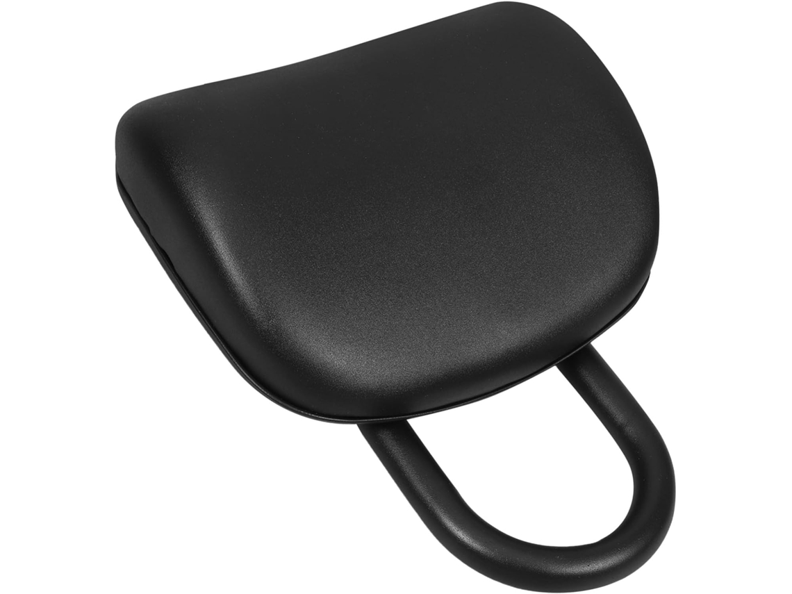 Assento traseiro ajustável para passageiros de motocicleta e bicicleta elétrica com almofada.