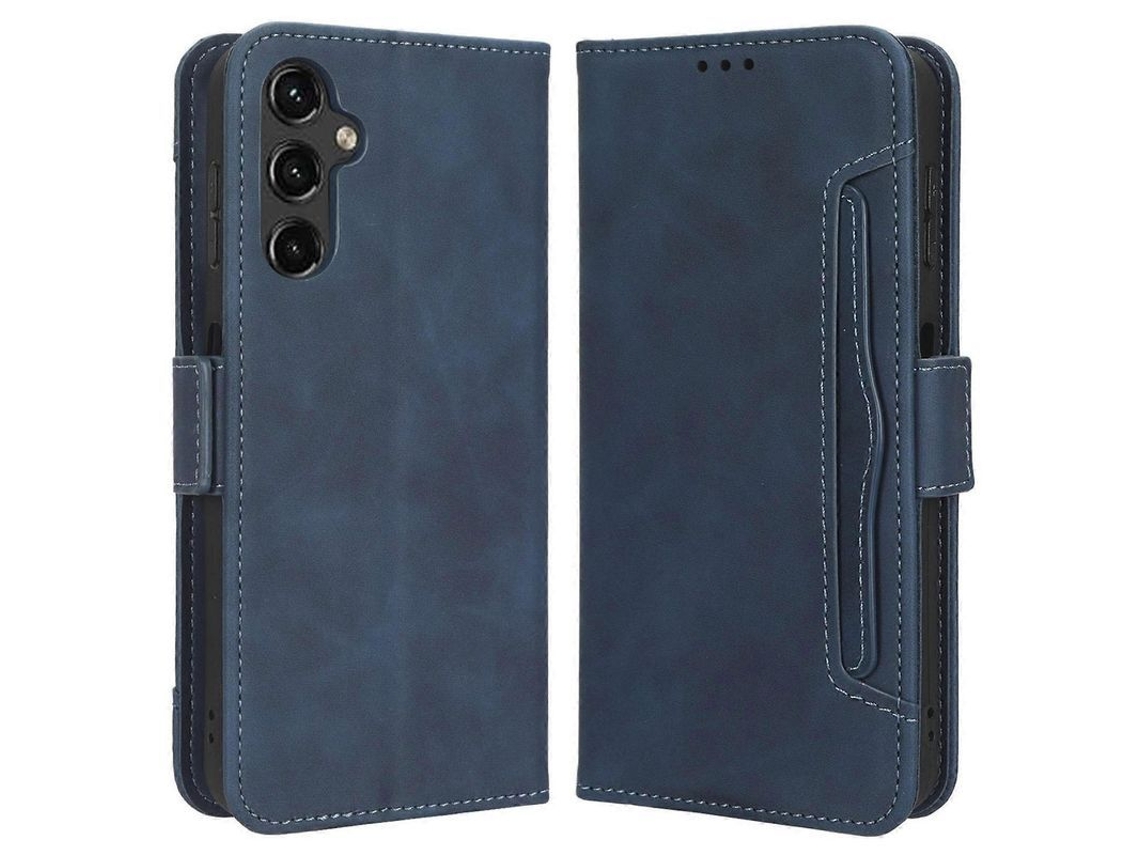 2026 capa de Couro Pu para Samsung Galaxy A14 5g com Slot de Cartões e Suporte Magnético