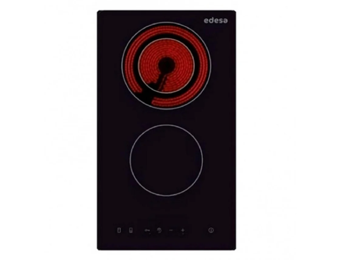 Placa de Vitrocerâmica EDESA EVT-3220 R/B (Elétrica - 36 cm - Preto)