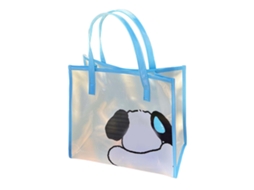 Bolsa tote transparente PVC à prova d'água animado fofo espaçosa para viagem praia S/MARCA