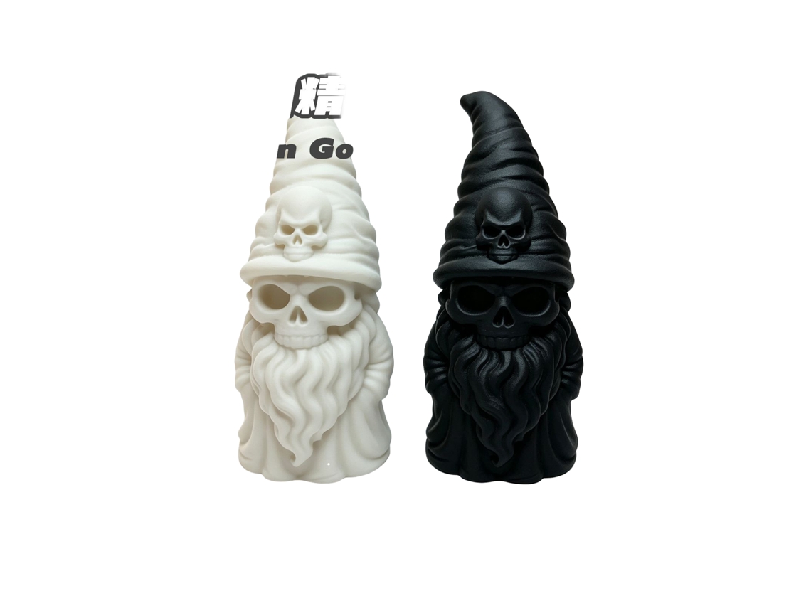 Laxiscreed Decoração De Halloween E Natal Com Esqueleto E Gnomo 3d Para Escritório