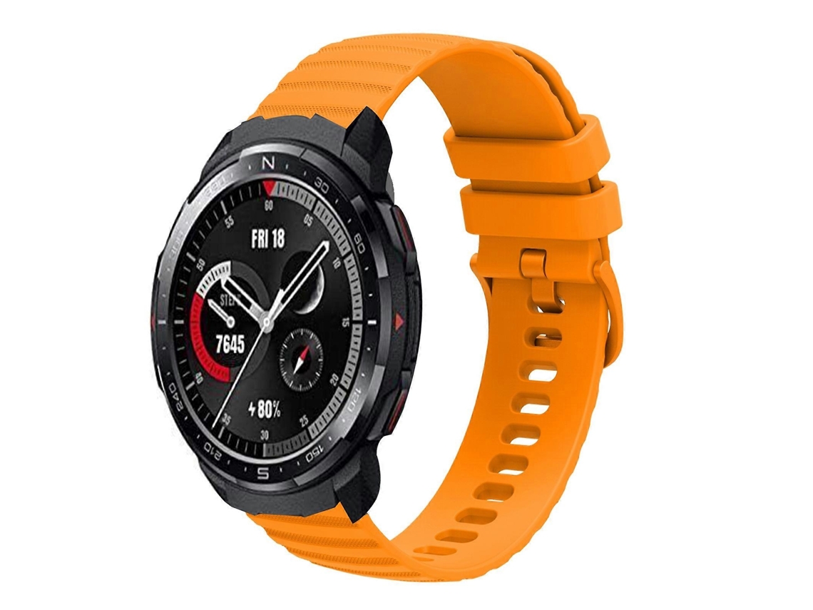 Pulseira De Silicone De Cor Sólida Com Padrão De Bolinhas Onduladas Para For Honor Watch Gs Pro, 22 Mm.