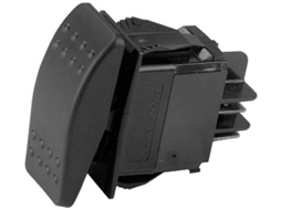 Interruptor ANCOR Sealed Rocker With Light Preto