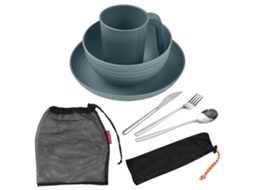 Conjunto de Utensílios de Camping Portátil 1 Pessoa