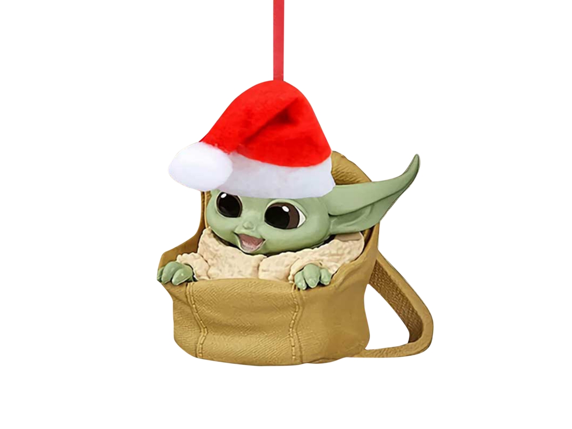 Laxiscreed Boneco Baby Yoda De Acrílico Para Decoração De Natal E Festas Natalinas