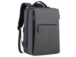 Mochila Computador Estudante Masculino Bolsa de Escola À Prova À Prova D‘água Carregamento Mochila bolsa Cinza Escuro, Ideal para Crianças STELASPLEN