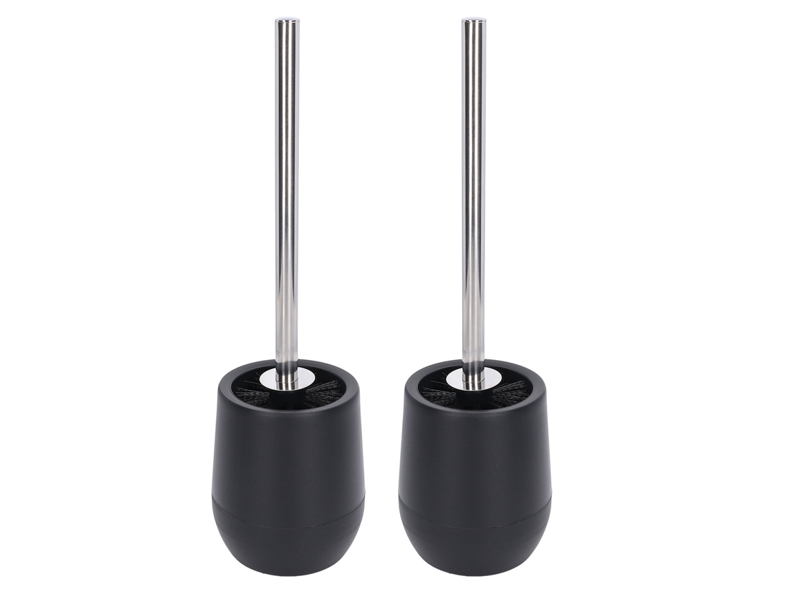 2pcs Escova para Vaso Sanitário com Fios Fixos Resistentes Material Durável Aço Inox