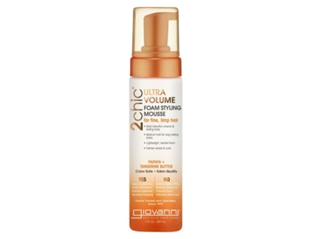 2chic Ultra Volume Espuma Modeladora Mousse 207ml Giovanni