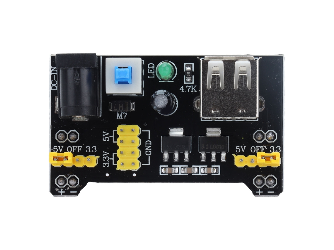 Alimentação para Breadboard HKJ 3 Peças Dc 6.5‑12V S/MARCA