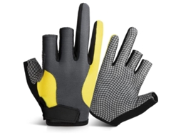 Luvas De Pesca Com 3 Dedos Cortados: Proteção Solar Para Homens E Mulheres Kayak Vela Remo Ciclismo Trekking