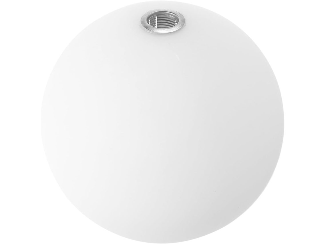 Globo de Vidro Branco Redondo para Luminária G9, Moderno e Elegante, Protege a Lâmpada, Acabamento Acetinado. SFUSHOS