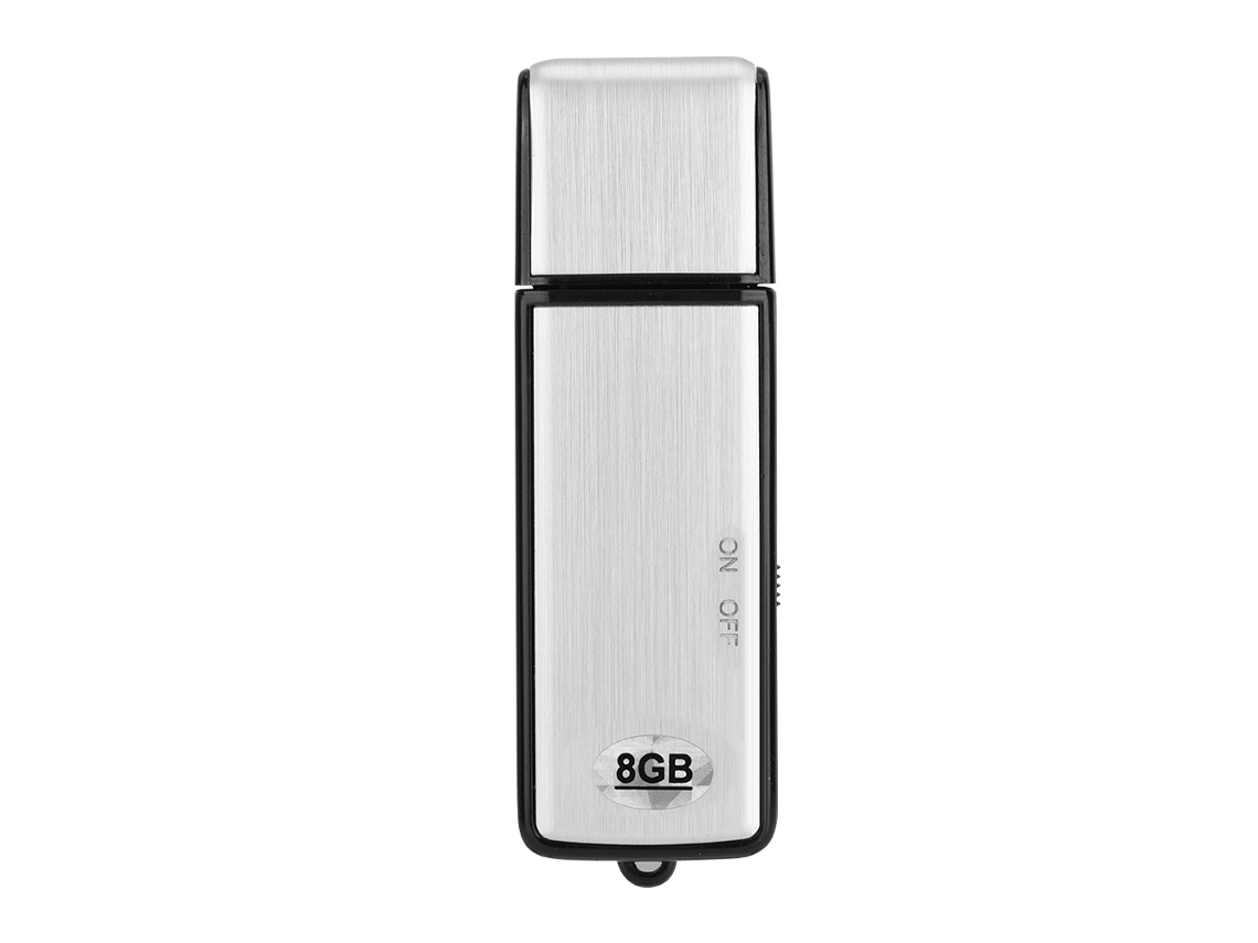 Gravador De Voz Digital Com Redução De Ruído Gravador De Áudio Pen Drive 8g