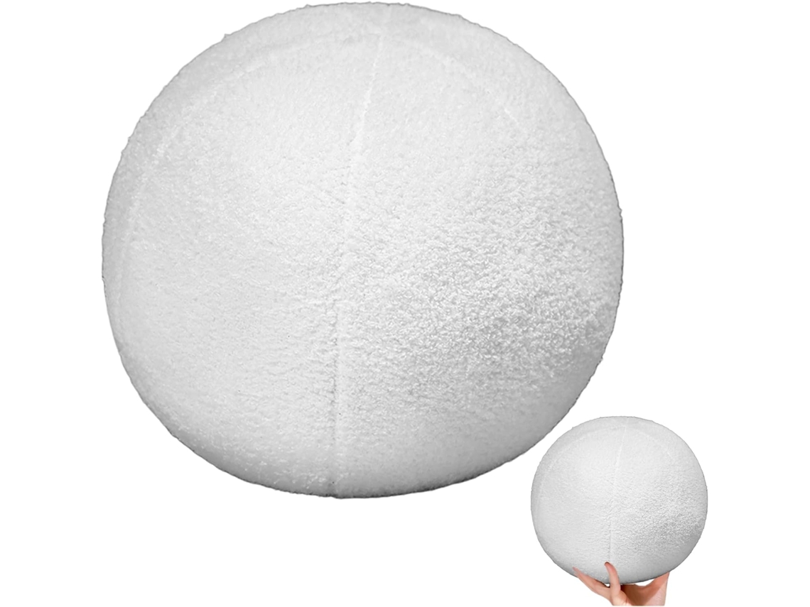 Almofada Redonda, Almofada Macia Em Formato De Bola Com Esfera 30cm, Decorativa Para Sofá, Quarto, Escritório
