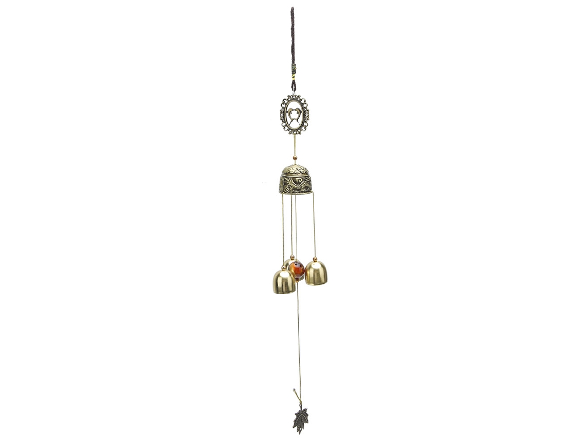 Sino de Vento de Metal para Decoração Jardim e Casa