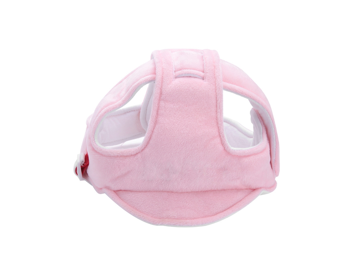 Mali boné de Segurança para Bebê Proteção Anti colisão Capacete Toddler Rosa Macio Algodão