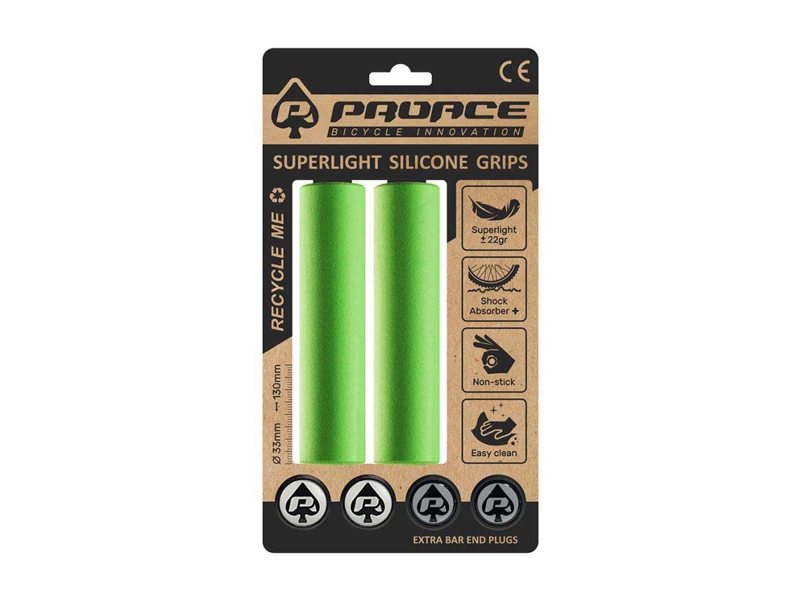 Punhos Silicone Superlight Verde 130 Mmproace