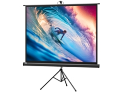 Tela De Projeção 84 Polegadas Com Tripé Ajustável, Display 4k Hd 4:3, Interna/externa